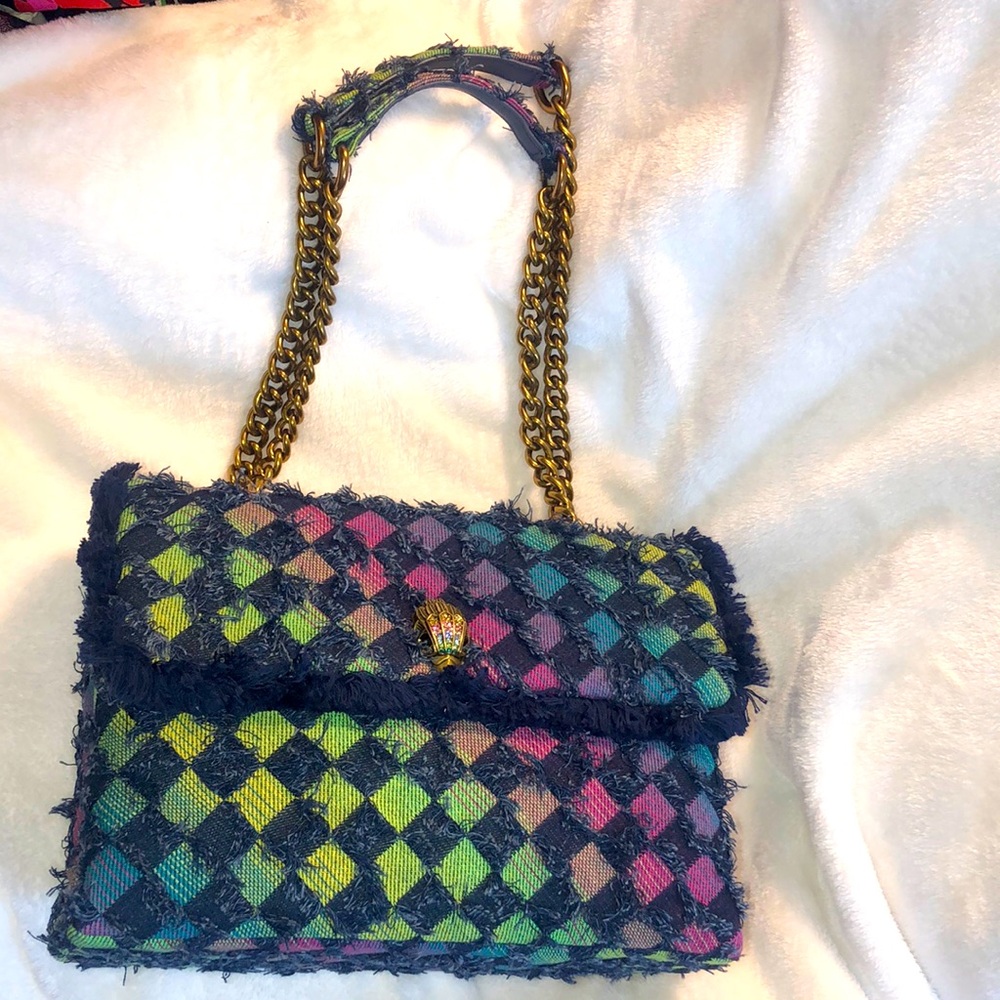 NWT Kurt Geiger Denim Purse with Dust Bag Included